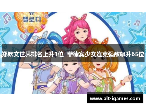 郑钦文世界排名上升1位  菲律宾少女连克强敌飙升65位